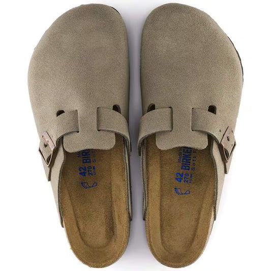 Birkenstock Boston Soft Footbed - Suede Leather