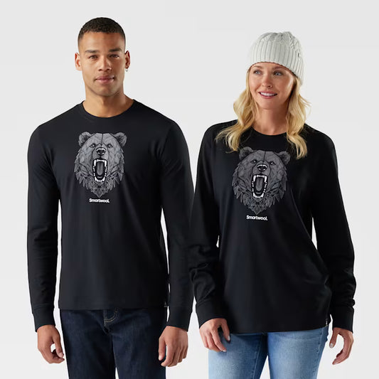 Smartwool Men's Geometric Bear Long Sleeve Graphic Tee