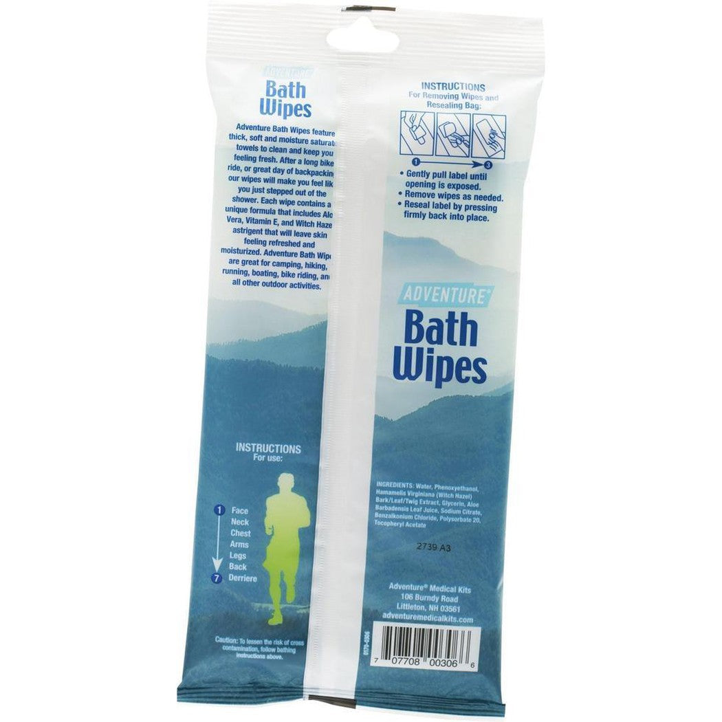 Adventure Medical Kits-Adventure Bath Wipes-Appalachian Outfitters