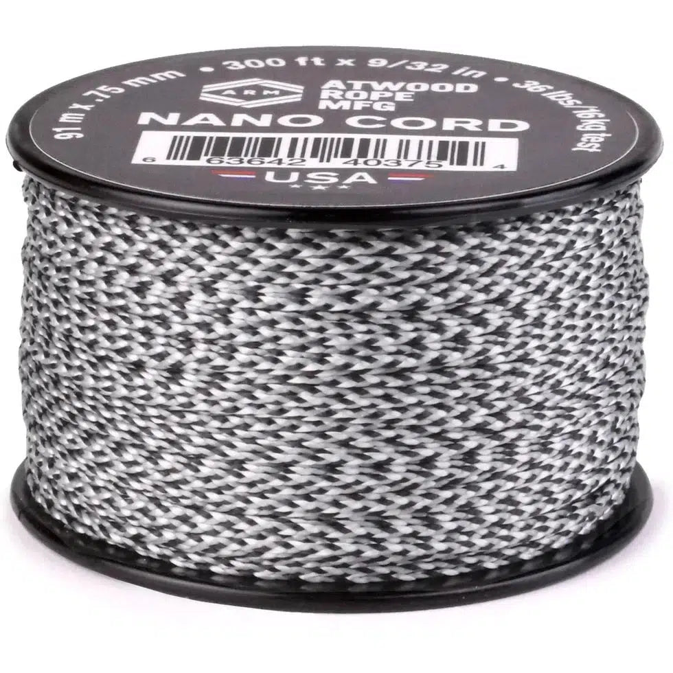 Atwood Rope Nano Cord - 36 LB - 0.75MM X 300 FT Spool-Climbing - Ropes-Atwood Rope-Urban Camo-Appalachian Outfitters