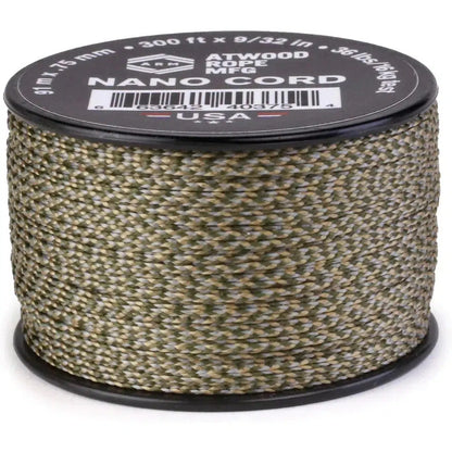 Atwood Rope Nano Cord - 36 LB - 0.75MM X 300 FT Spool-Climbing - Ropes-Atwood Rope-ACU-Appalachian Outfitters