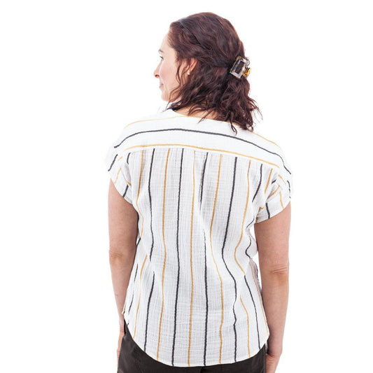 Aventura Women's Kelford SS Stripe Top-Women's - Clothing - Tops-Aventura-Appalachian Outfitters