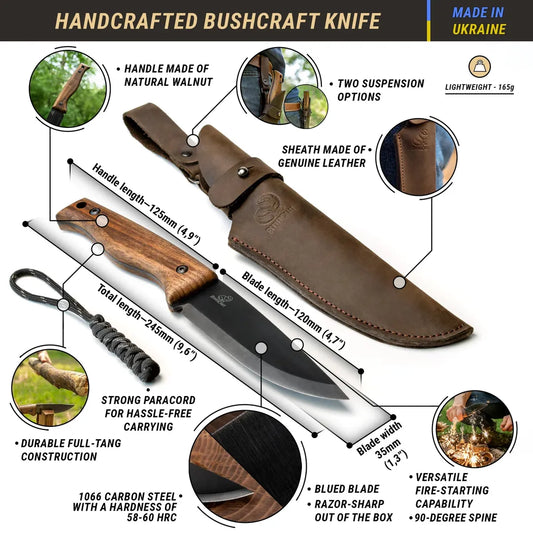 Beavercraft BSH3 Bushcraft Knife-Camping - Accessories - Knives-Beavercraft-Appalachian Outfitters
