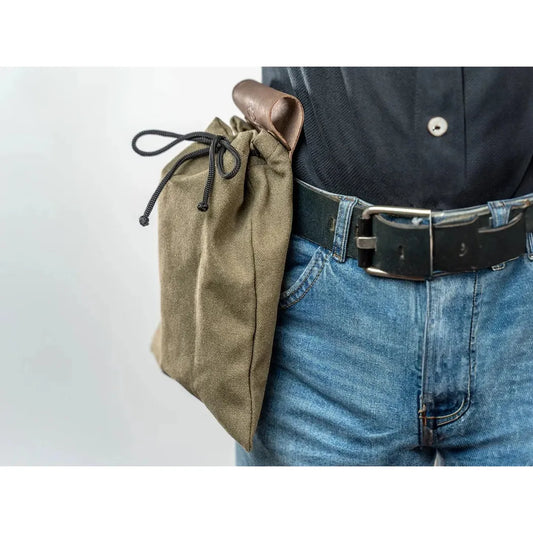 Beavercraft Leather & Canvas Bushcraft Foraging Belt Bag Pouch for Camping-Camping - Accessories-Beavercraft-Appalachian Outfitters