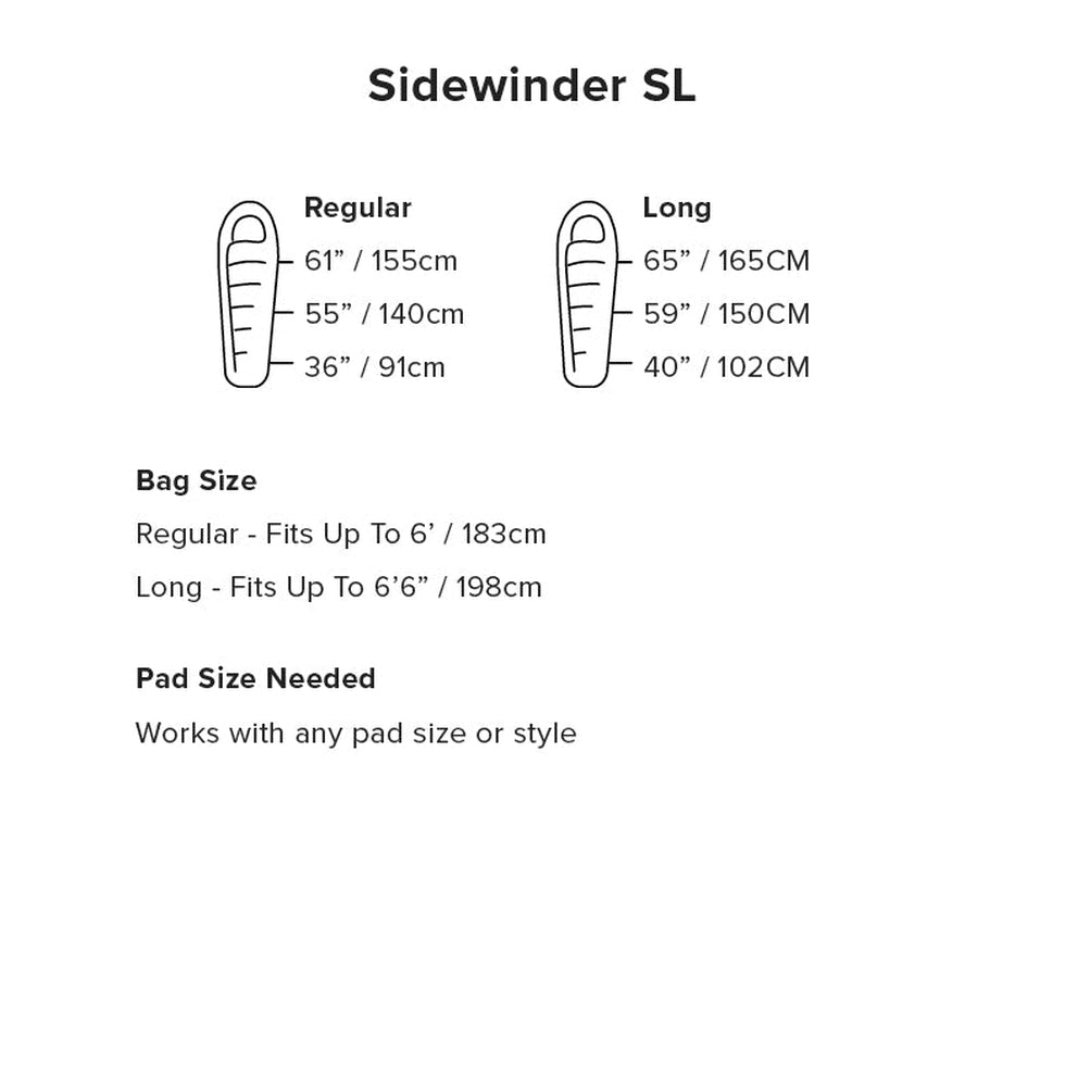 Big Agnes-Sidewinder SL 20-Appalachian Outfitters