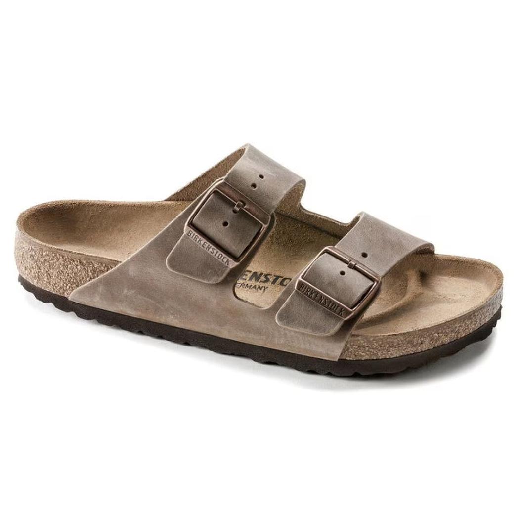 Birkenstock Arizona Oiled Leather Tobacco-Women's - Footwear - Sandals-Birkenstock-Tobacco Brown-Narrow-37-Appalachian Outfitters
