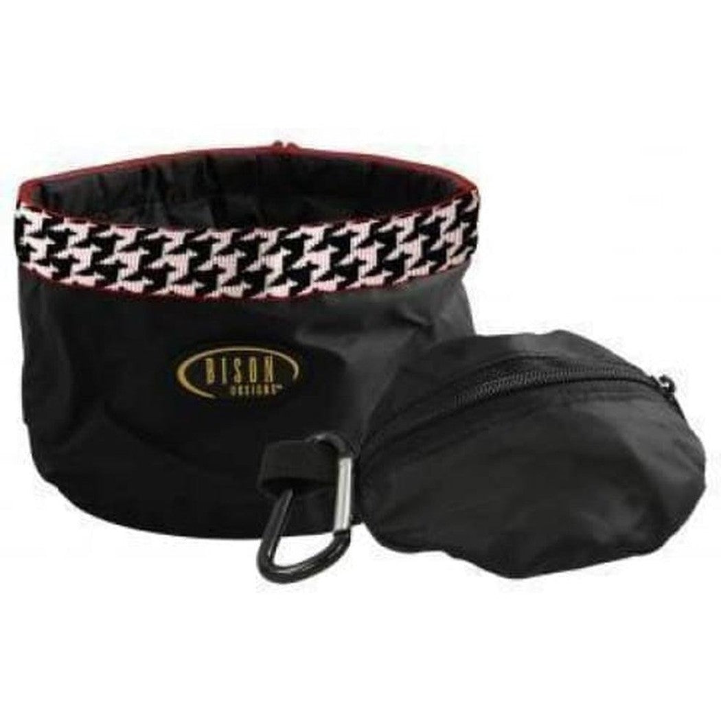 Bison Fold a Bowl Black Assorted Pattern Outdoor Dogs