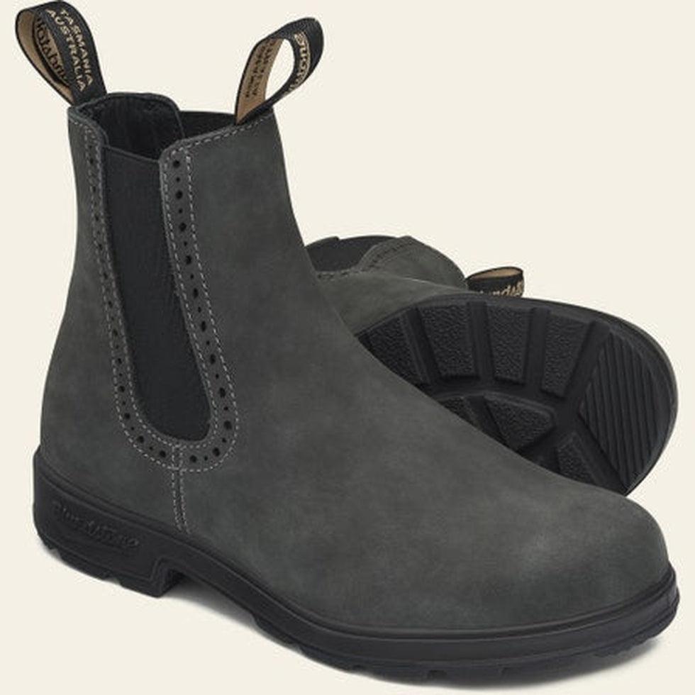 #1630 Women's Originals High Top Boots - Rustic Black-Women's - Footwear - Boots-Blundstone-Appalachian Outfitters