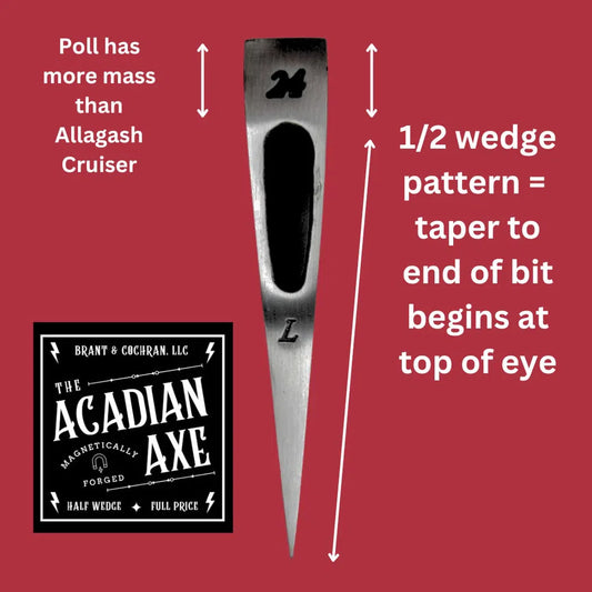 Brant & Cochran Acadian 1/2 Wedge-Camping - Accessories - Axes-Brant & Cochran-Appalachian Outfitters