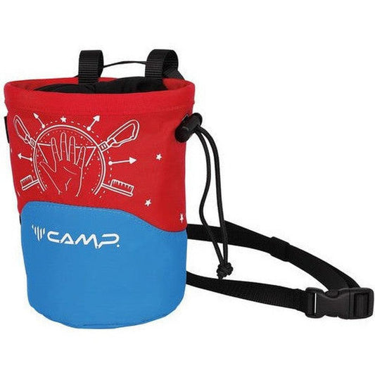 Acqualong Chalk Bag-Climbing - Climbing Essentials - Chalk Bags-CAMP-Rosso/Blue-Appalachian Outfitters