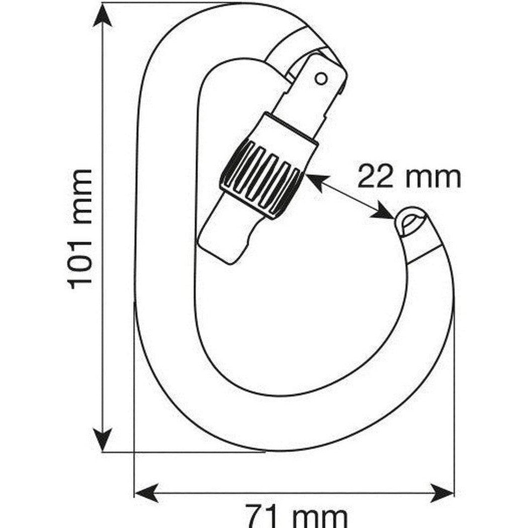 Nimbus Lock-Climbing - Hardware - Carabiners-CAMP-Gun Metal-Appalachian Outfitters