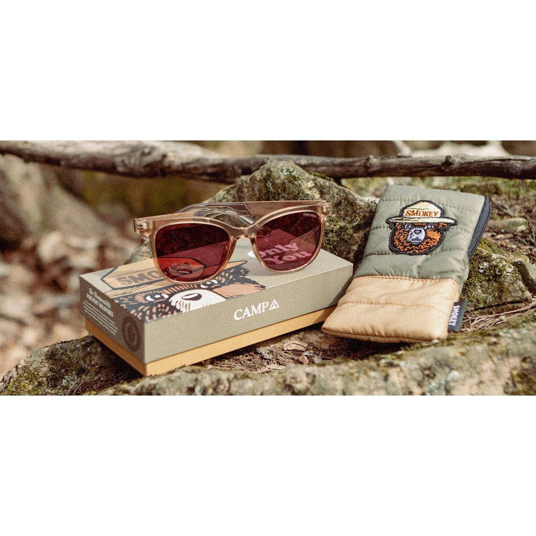 Camp Eyewear Cove - Smokey Bear-Accessories - Sunglasses-Camp Eyewear-Desert-Rose Polarized-Appalachian Outfitters