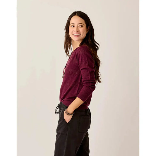 Carve Designs Women's Amara Pointelle Sweater-Women's - Clothing - Tops-Carve Designs-Appalachian Outfitters