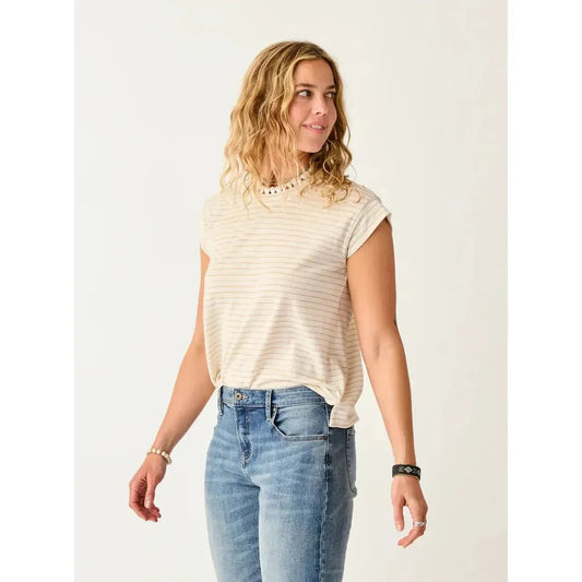 Carve Designs Women's Astrid Hemp Tee-Women's - Clothing - Tops-Carve Designs-Appalachian Outfitters