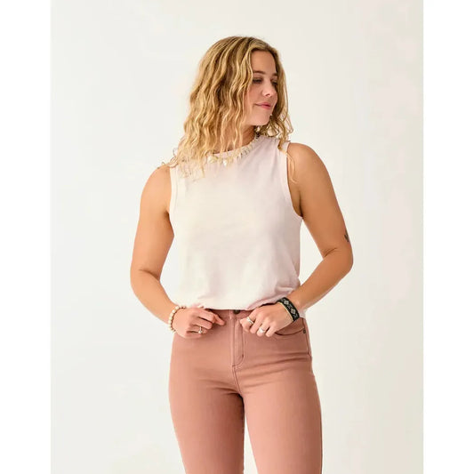 Carve Designs Women's Larisa Hemp Tank-Women's - Clothing - Tops-Carve Designs-Pastel-S-Appalachian Outfitters