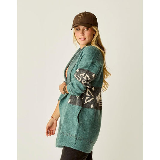 Carve Designs Women's Prlya Jacquard Topper-Women's - Clothing - Tops-Carve Designs-Appalachian Outfitters