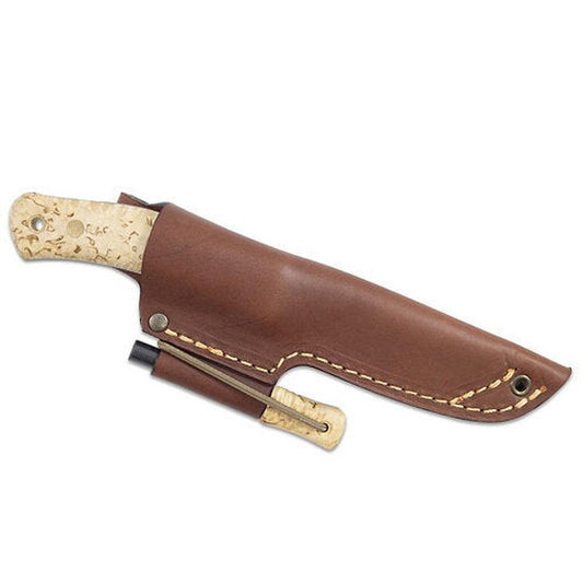 No. 10 Swedish Forest Knife, Curly birch with Fire Steel, Stainless-Camping - Accessories - Knives-Casstrom-Appalachian Outfitters
