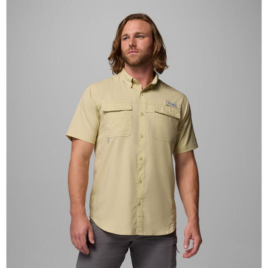Columbia Sportswear Men's Blood and Guts V Short Sleeve Shirt-Men's - Clothing - Tops-Columbia Sportswear-Serpentine-M-Appalachian Outfitters