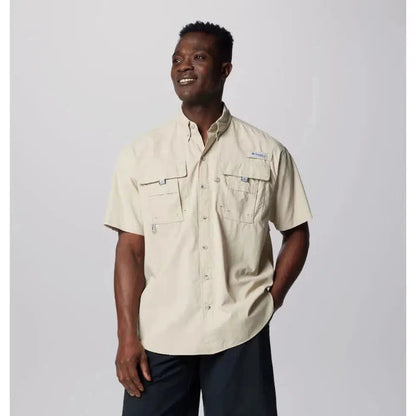 Columbia Sportswear Men's PFG Bahama II Short Sleeve Shirt-Men's - Clothing - Tops-Columbia Sportswear-Fossil-M-Appalachian Outfitters