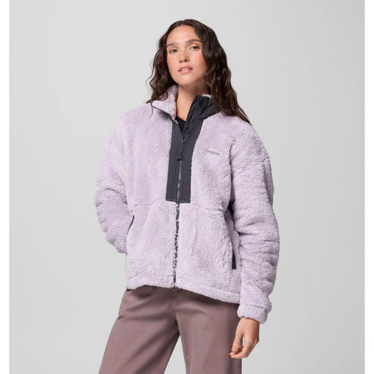 Columbia Sportswear Women's Boundless Discovery Sherpa Full Zip II Jacket-Women's - Clothing - Tops-Columbia Sportswear-Lavender Pearl/Shark-S-Appalachian Outfitters