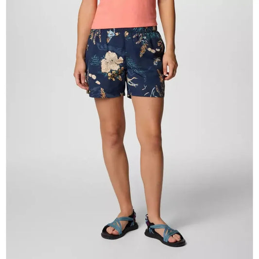 Columbia Sportswear Women's Sandy River Printed Short III-Women's - Clothing - Bottoms-Columbia Sportswear-Collegate Navy-XS-Appalachian Outfitters