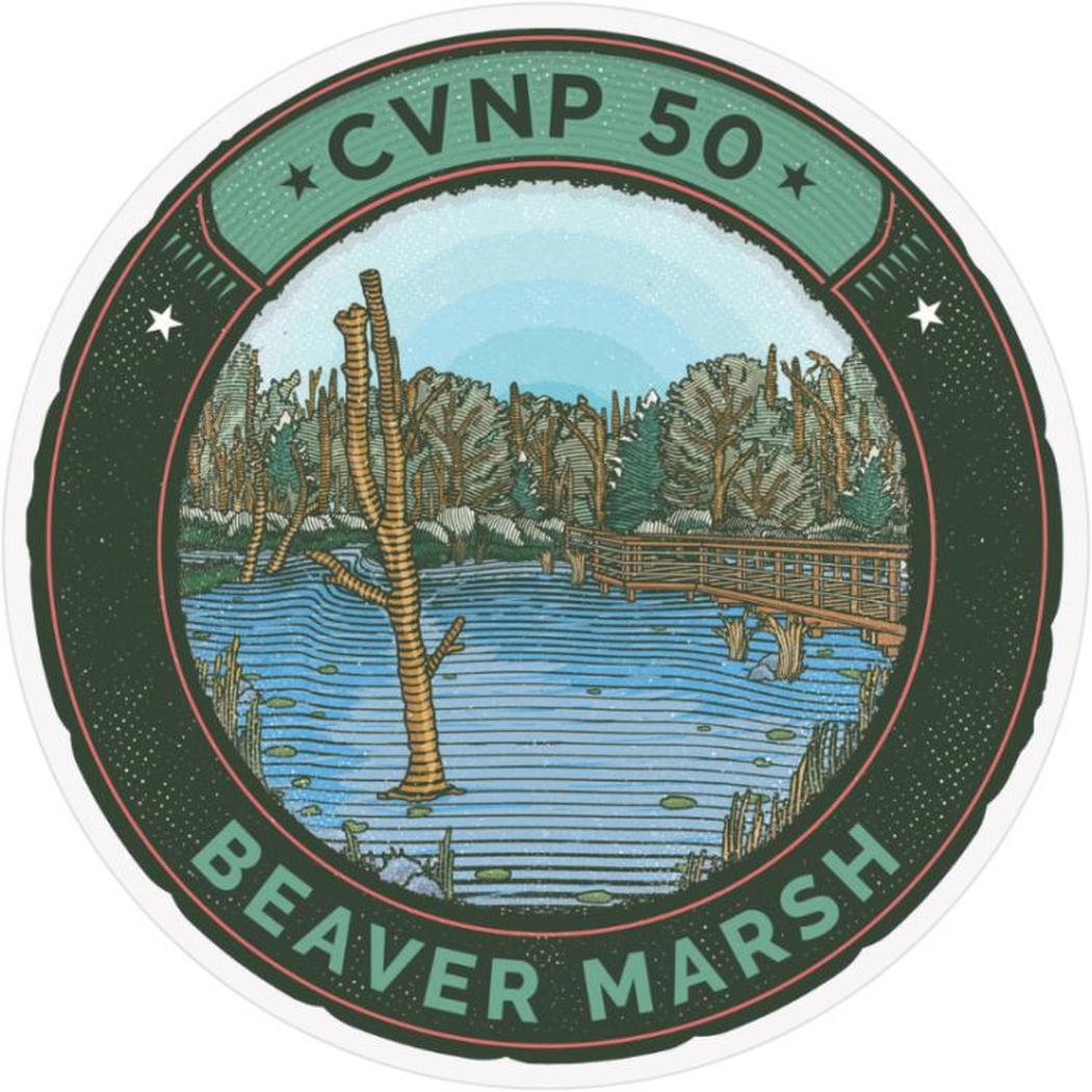 Conservancy for CVNP Beaver Marsh 50th Anniversary Collectible Stickers-Accessories - Novelty - Stickers-Conservancy for CVNP-Appalachian Outfitters