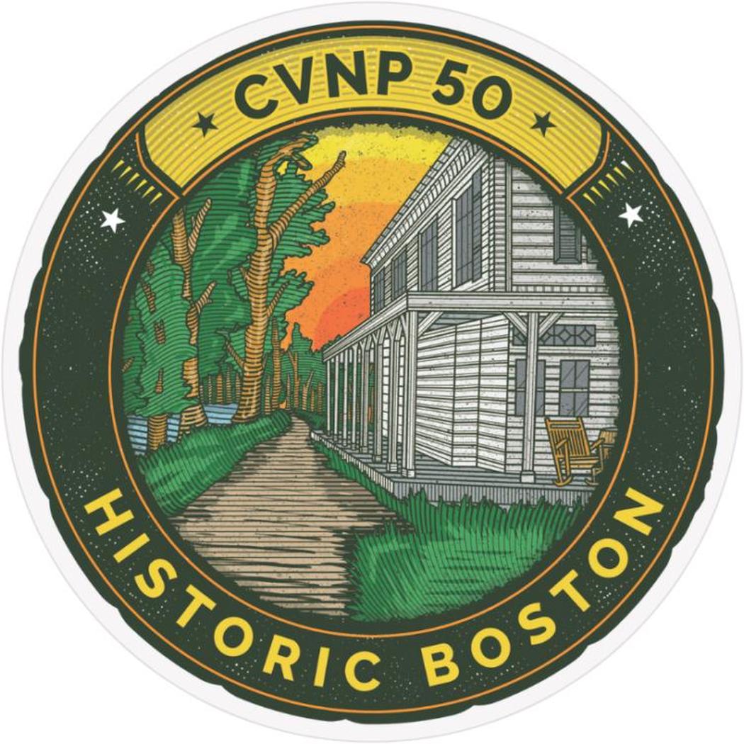 Conservancy for CVNP Historic Boston 50th Anniversary Collectible Stickers-Accessories - Novelty - Stickers-Conservancy for CVNP-Appalachian Outfitters