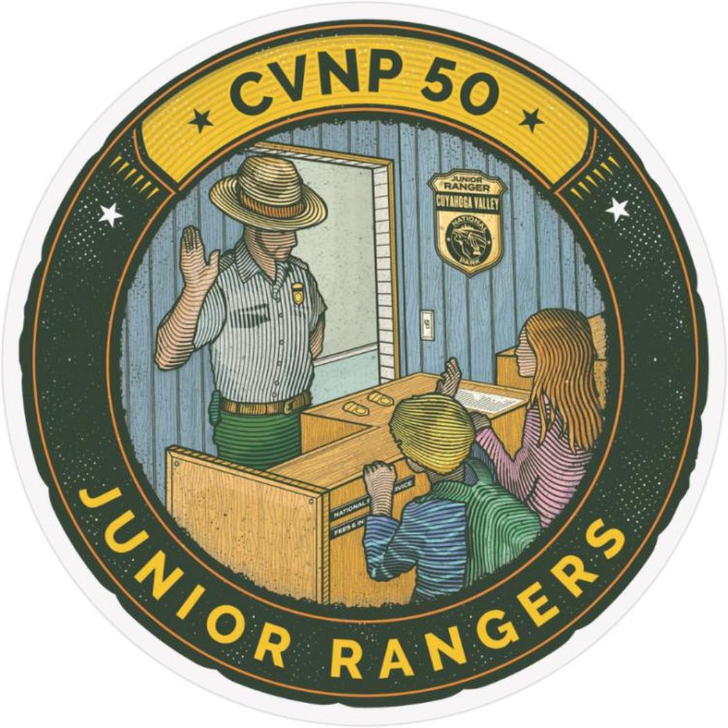 Conservancy for CVNP Junior Rangers 50th Anniversary Collectible Stickers-Accessories - Novelty - Stickers-Conservancy for CVNP-Appalachian Outfitters