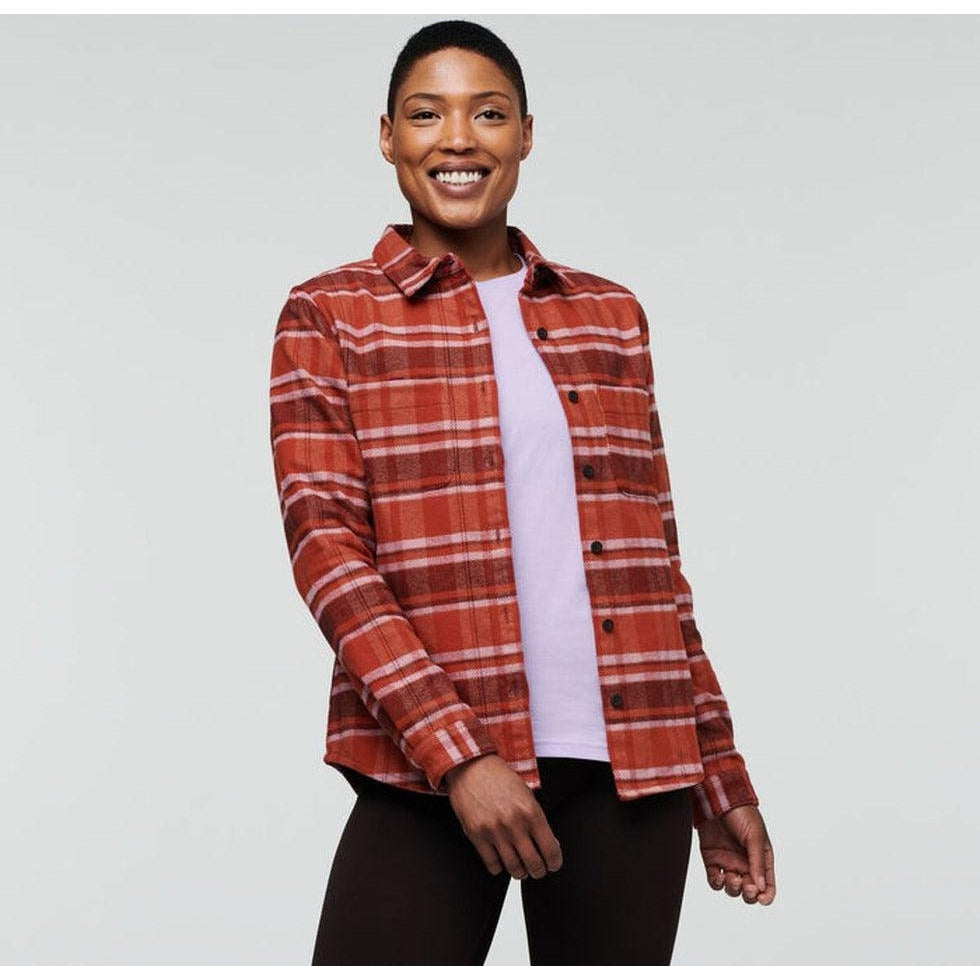 Women's Mero Flannel Shirt-Women's - Clothing - Tops-Cotopaxi-Spice Plaid-S-Appalachian Outfitters