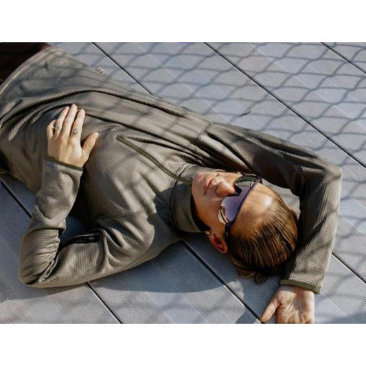 Cuyahoga Valley Clothing Company Women's Waffle Quarter Zip-Women's - Clothing - Tops-Cuyahoga Valley Clothing Company-Appalachian Outfitters