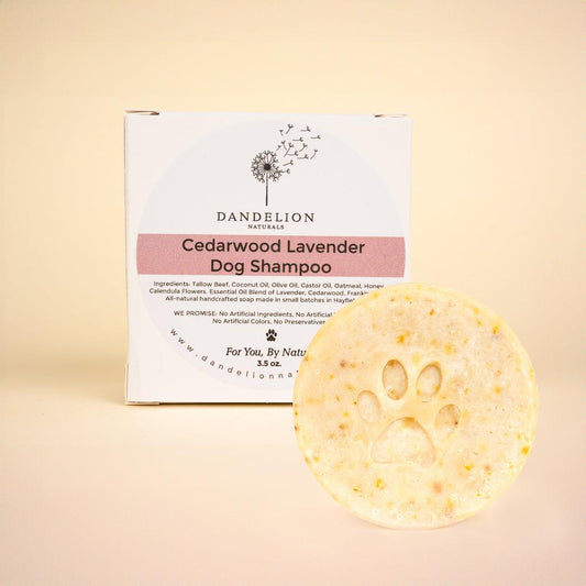 Dandelion Naturals Dog Shampoo Bar-Pets - Grooming-Dandelion Naturals-Appalachian Outfitters