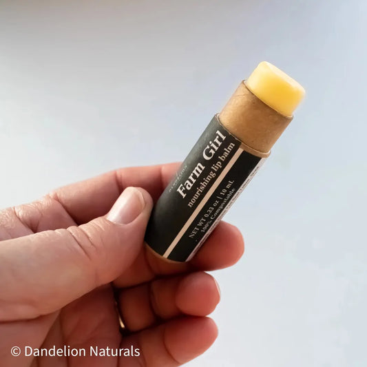 Dandelion Naturals Farm Girl Lip Tallow Balm-Camping - First Aid - Skin Care-Dandelion Naturals-Appalachian Outfitters