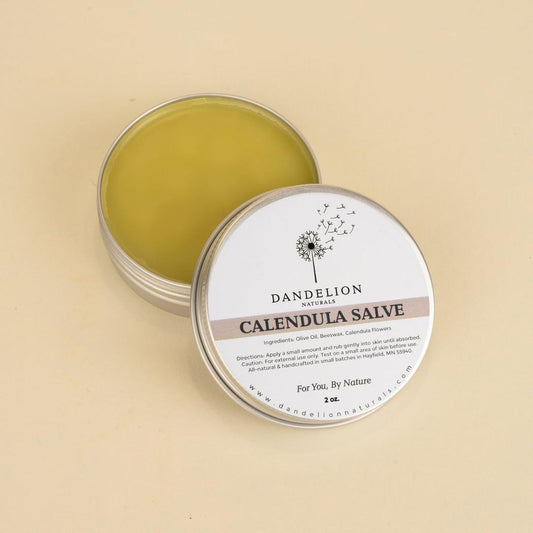 Dandelion Naturals Organic Calendula Salve | Gentle and Healing, All Purpose-Camping - First Aid - Skin Care-Dandelion Naturals-Appalachian Outfitters