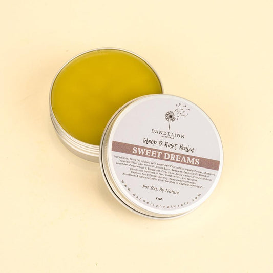 Dandelion Naturals Sweet Dreams Balm for Sleep Aid-Camping - First Aid - Skin Care-Dandelion Naturals-Appalachian Outfitters