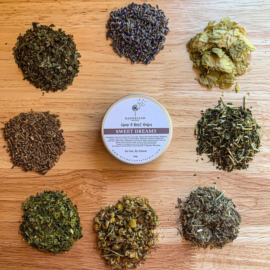 Dandelion Naturals Sweet Dreams Balm for Sleep Aid-Camping - First Aid - Skin Care-Dandelion Naturals-Appalachian Outfitters