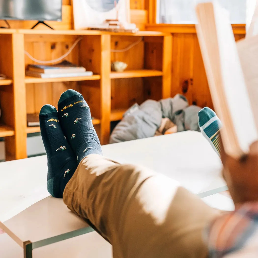 Darn Tough Men's Duck Duck Moose Crew Lightweight with Cushion-Accessories - Socks - Men's-Darn Tough-Appalachian Outfitters