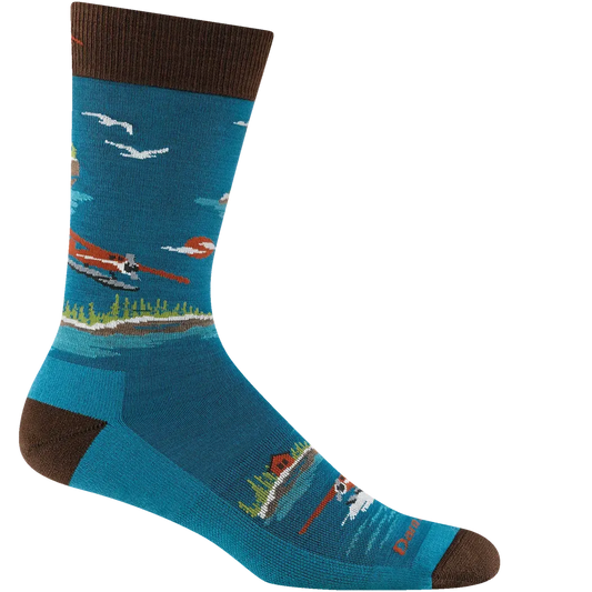 Darn Tough Men's Float Boat Crew Lightweight With Cushion-Accessories - Socks - Men's-Darn Tough-Appalachian Outfitters