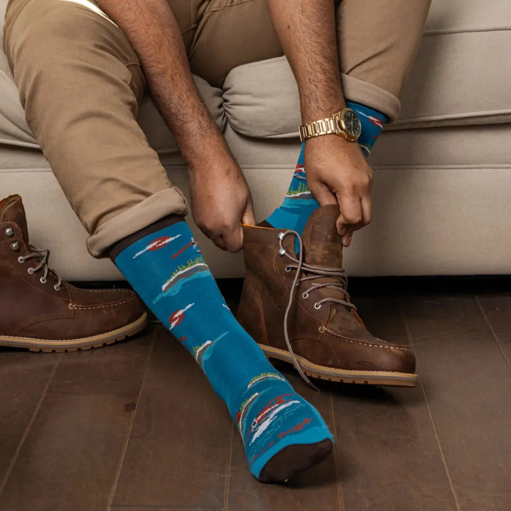 Darn Tough Men's Float Boat Crew Lightweight With Cushion-Accessories - Socks - Men's-Darn Tough-Appalachian Outfitters