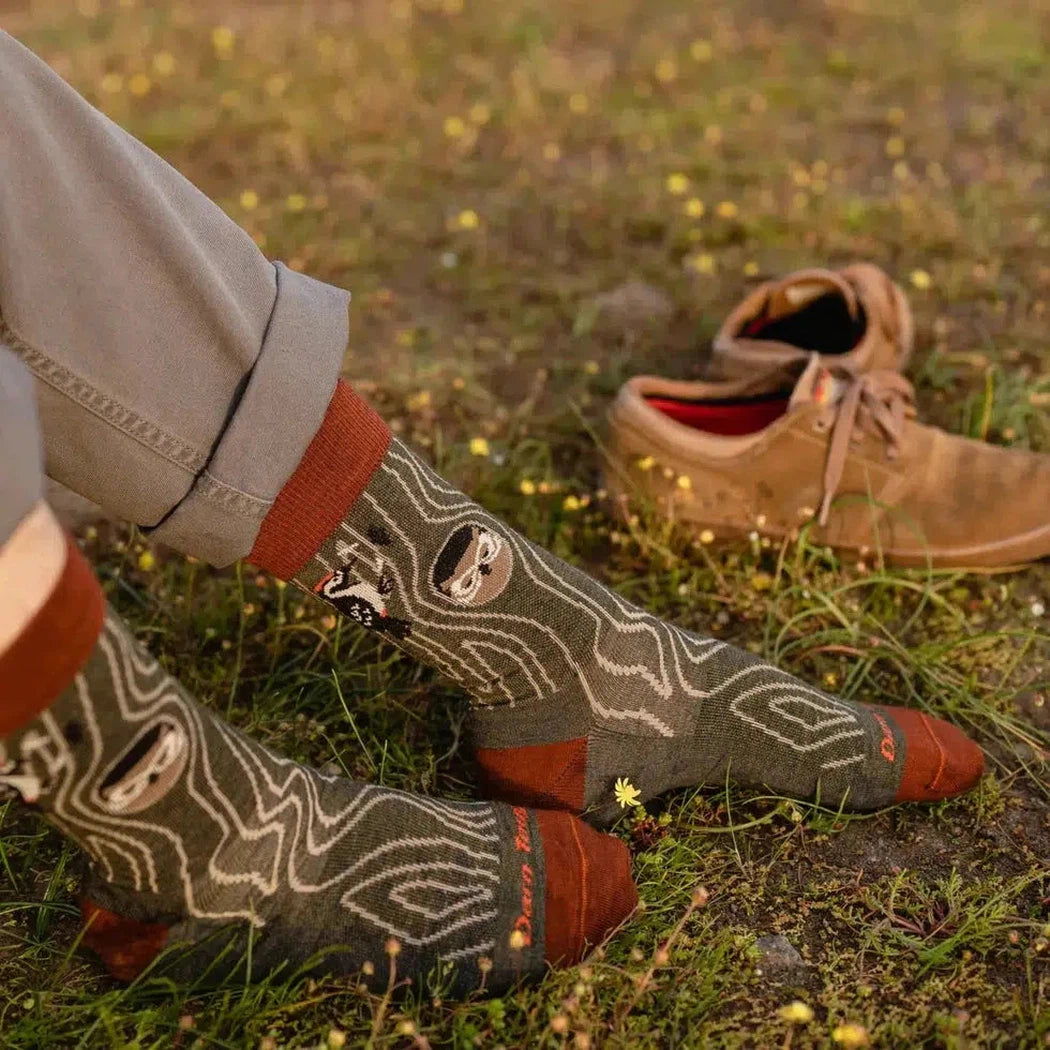 Darn Tough Men's Woody Crew Lightweight-Accessories - Socks - Men's-Darn Tough-Forest-L-Appalachian Outfitters