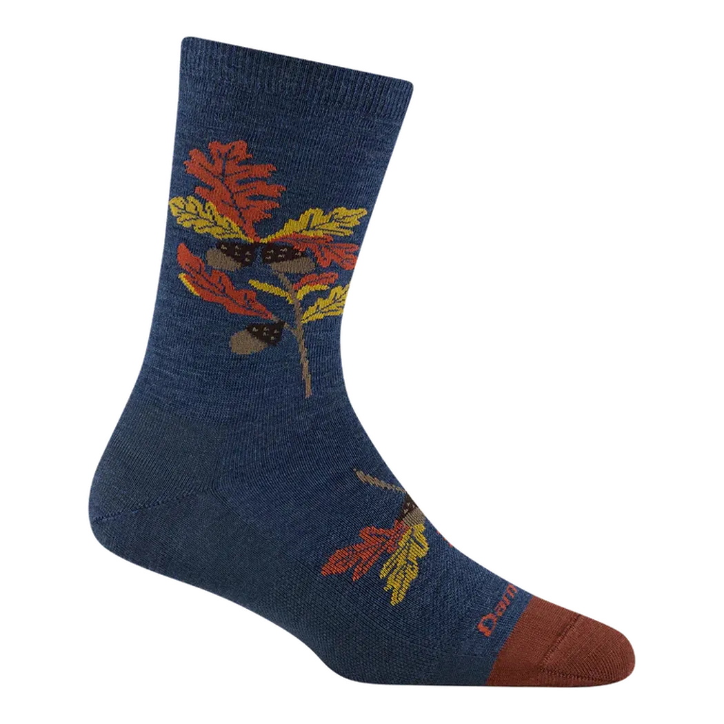 Darn Tough Women's Blossom Crew Lightweight-Accessories - Socks - Women's-Darn Tough-Oak Demin-M-Appalachian Outfitters