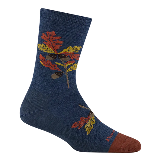 Darn Tough Women's Blossom Crew Lightweight-Accessories - Socks - Women's-Darn Tough-Oak Demin-M-Appalachian Outfitters