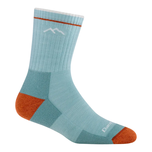 Darn Tough Women's Hiker Micro Crew Midweight with Cushion-Accessories - Socks - Women's-Darn Tough-Glacier-S-Appalachian Outfitters