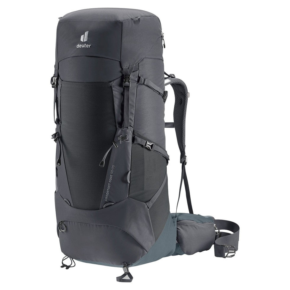 Deuter Aircontact Core 50 + 10-Camping - Backpacks - Backpacking-Deuter-Graphite Shale-Appalachian Outfitters