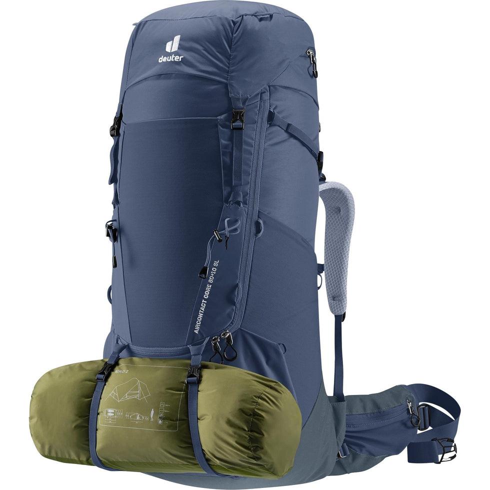 Aircontact Core 60 + 10 SL-Camping - Backpacks - Backpacking-Deuter-Ink Graphite-Appalachian Outfitters