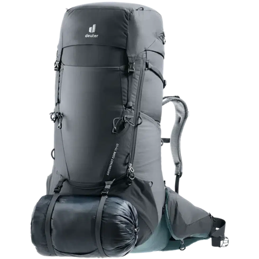Deuter Aircontact Core 70+10-Camping - Backpacks - Backpacking-Deuter-Graphite Shale-Appalachian Outfitters