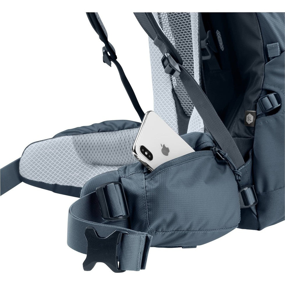 Deuter Futura Air Trek 45 + 10 SL-Camping - Backpacks - Backpacking-Deuter-Black Graphite-Appalachian Outfitters