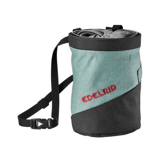 Edelrid Splitter Twist Chalk Bag-Climbing - Climbing Essentials - Chalk Bags-Edelrid-Ocean Grey-Appalachian Outfitters