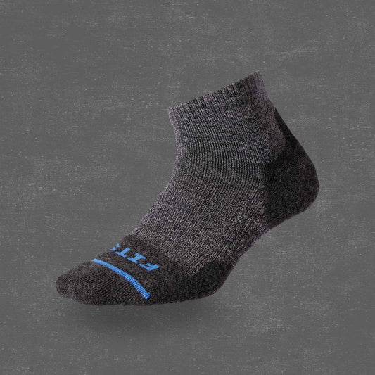 FITS Light Hiker Quarter-Accessories - Socks - Unisex-FITS-Coal-S-Appalachian Outfitters