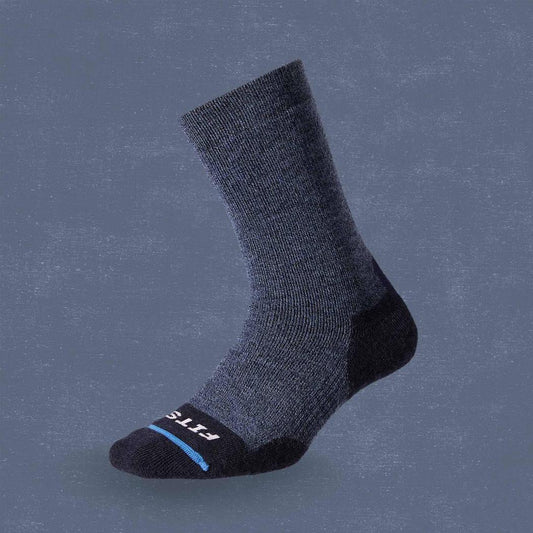 FITS Medium Hiker Crew-Accessories - Socks - Unisex-FITS-Navy-S-Appalachian Outfitters