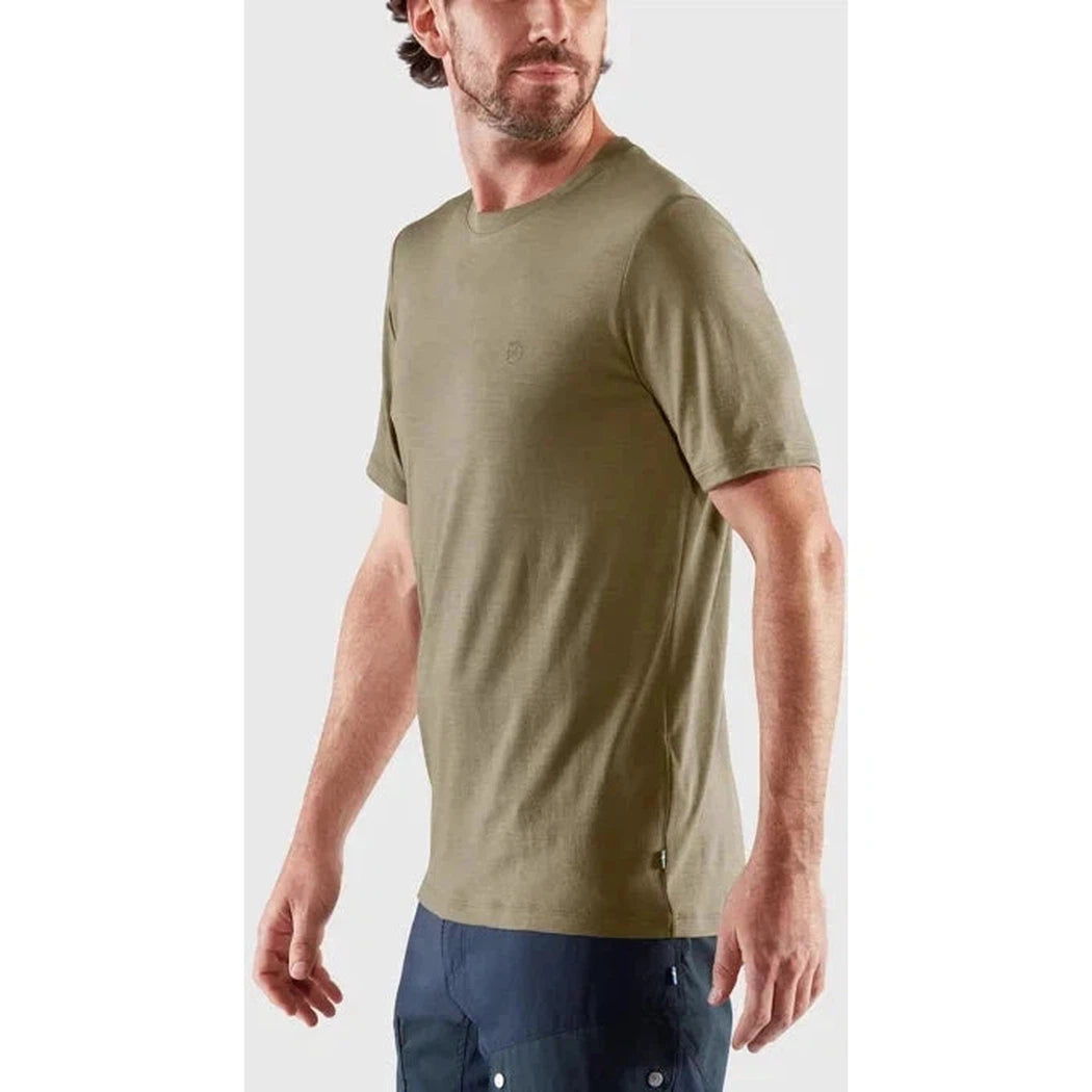 Fjallraven Men's Abisko Wool SS-Men's - Clothing - Tops-Fjallraven-Appalachian Outfitters